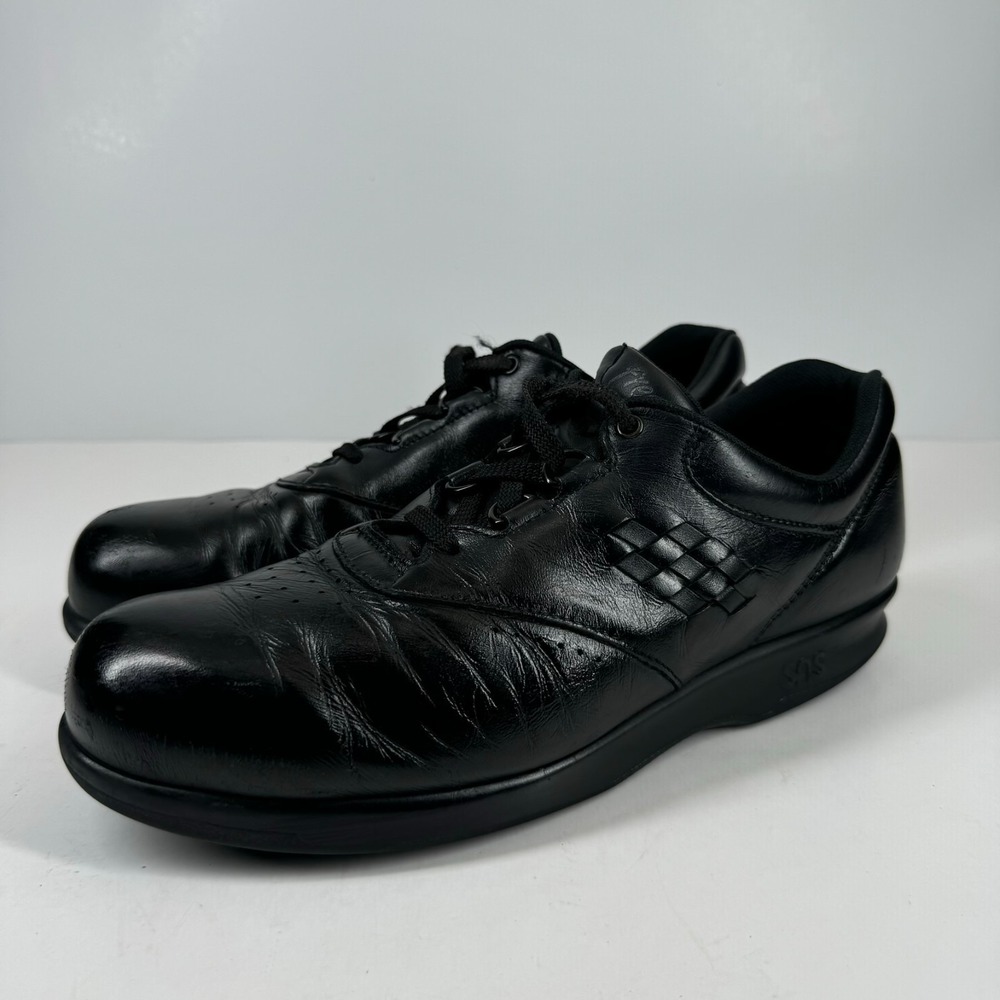 SAS Shoes Free Time Women's US 8.5N Black Leather Orthotic Comfort Walking Shoes